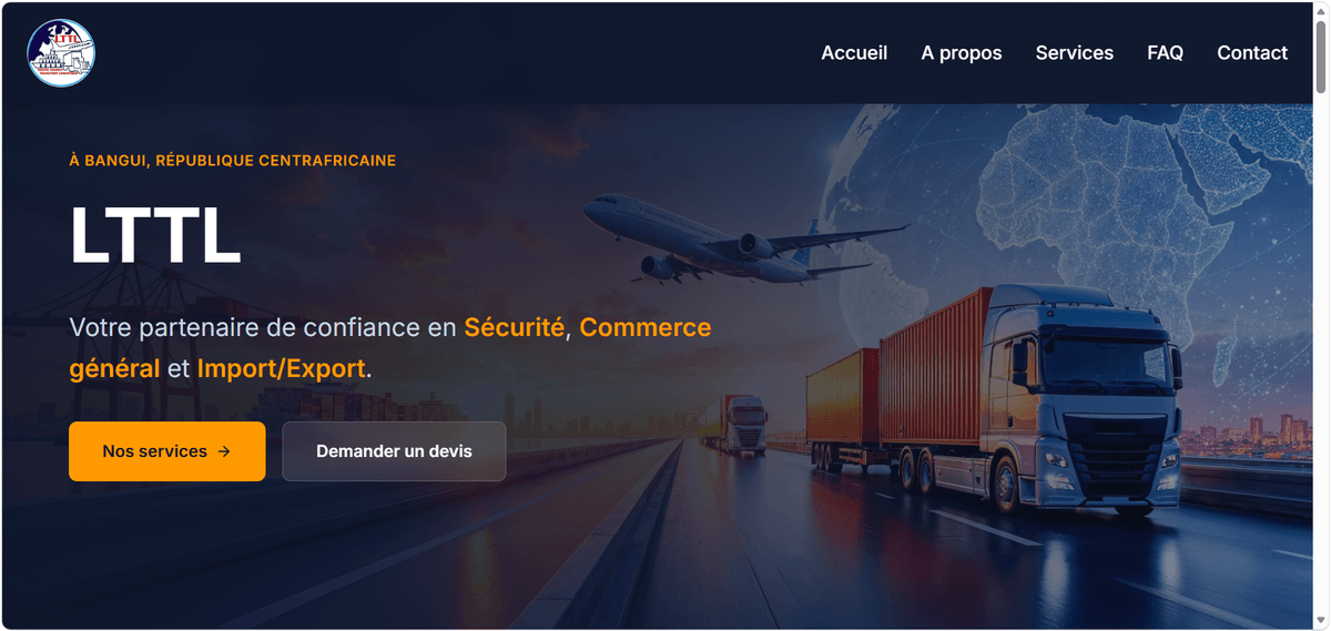 Plateforme web opérationnelle pour entreprise de transport - Image 1